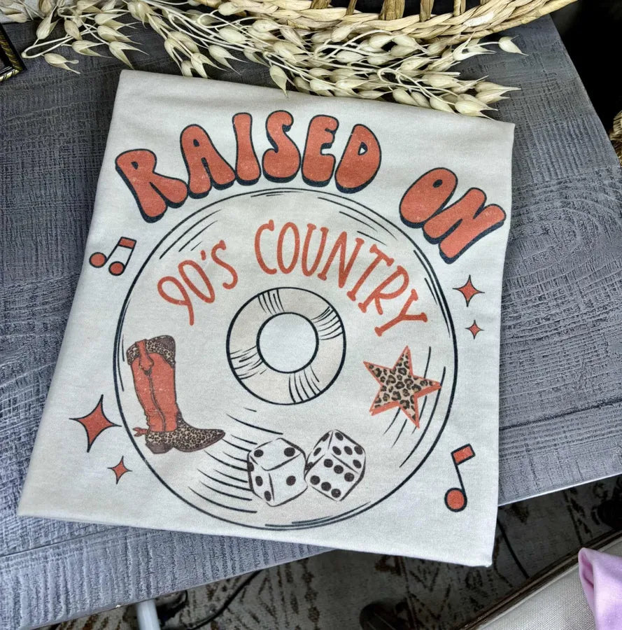 Raised on 90’s Country (Gildan Tee)
