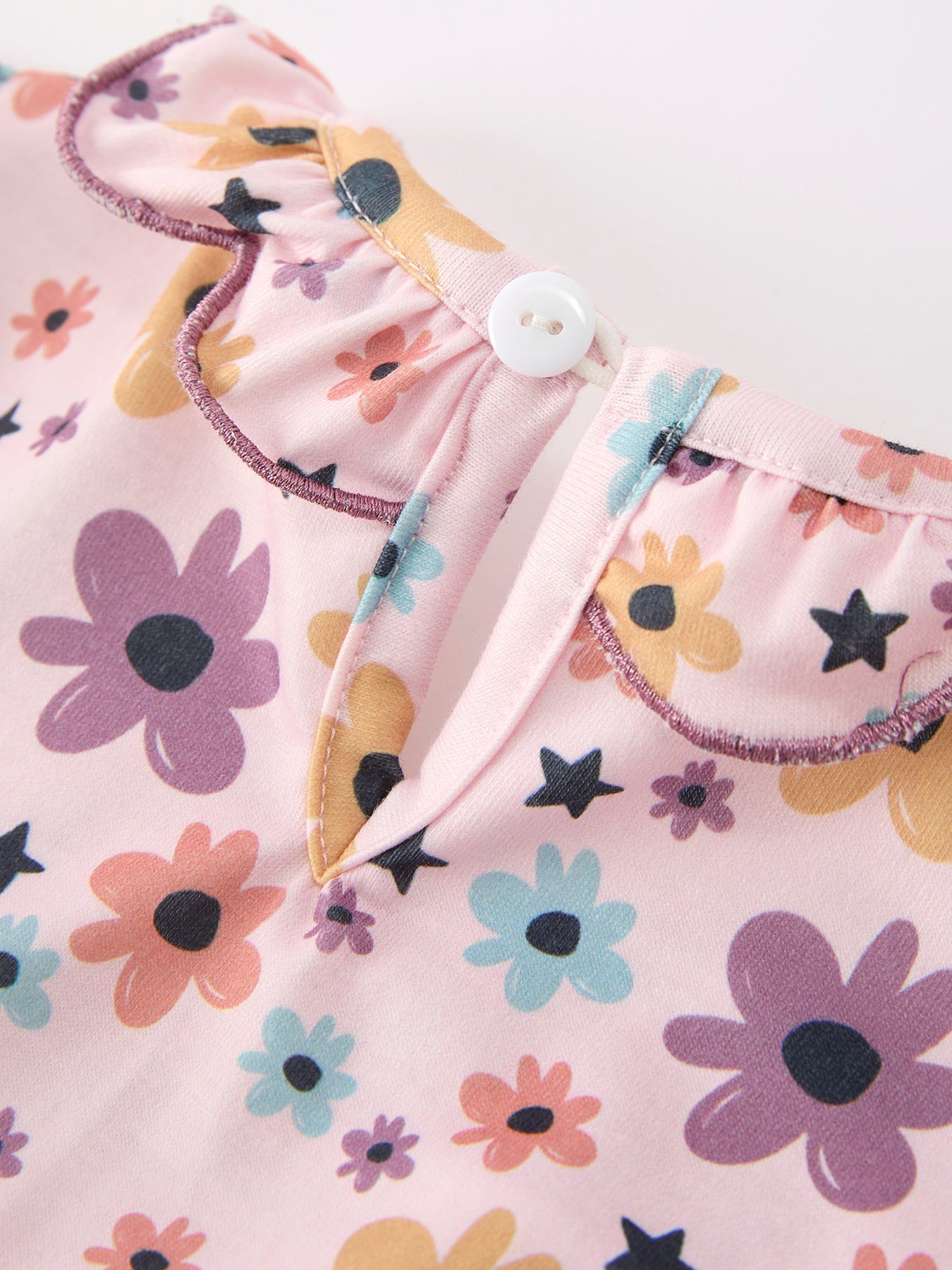 Halloween Thanksgiving Pumpkin Floral Bow Bloomer Set