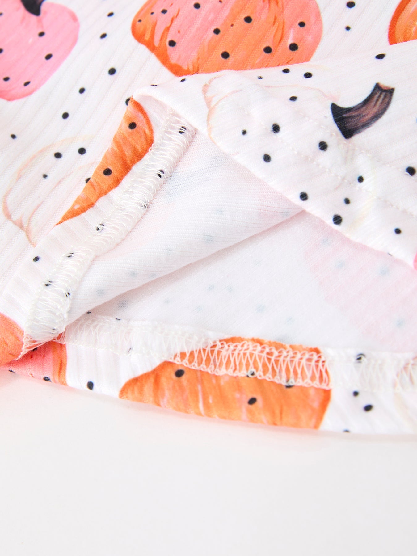 Fall Pumpkin Print Girls Twirl Dress Long Sleeve