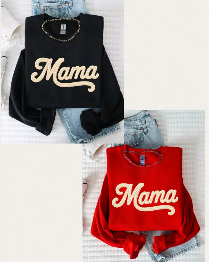 Faux Yarn Mama (DTF Sweatshirt)