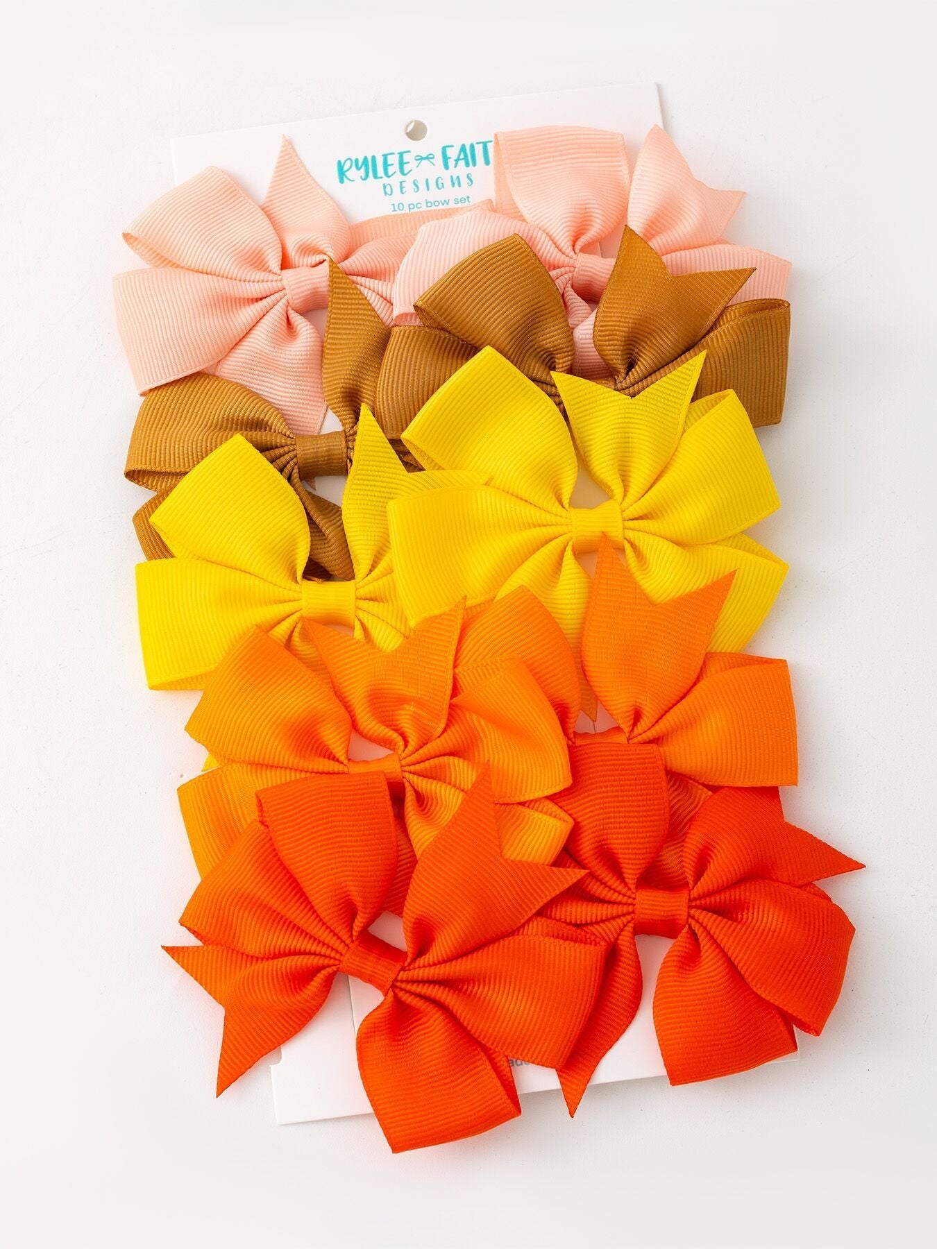 Girls Bow Hair Clip Set