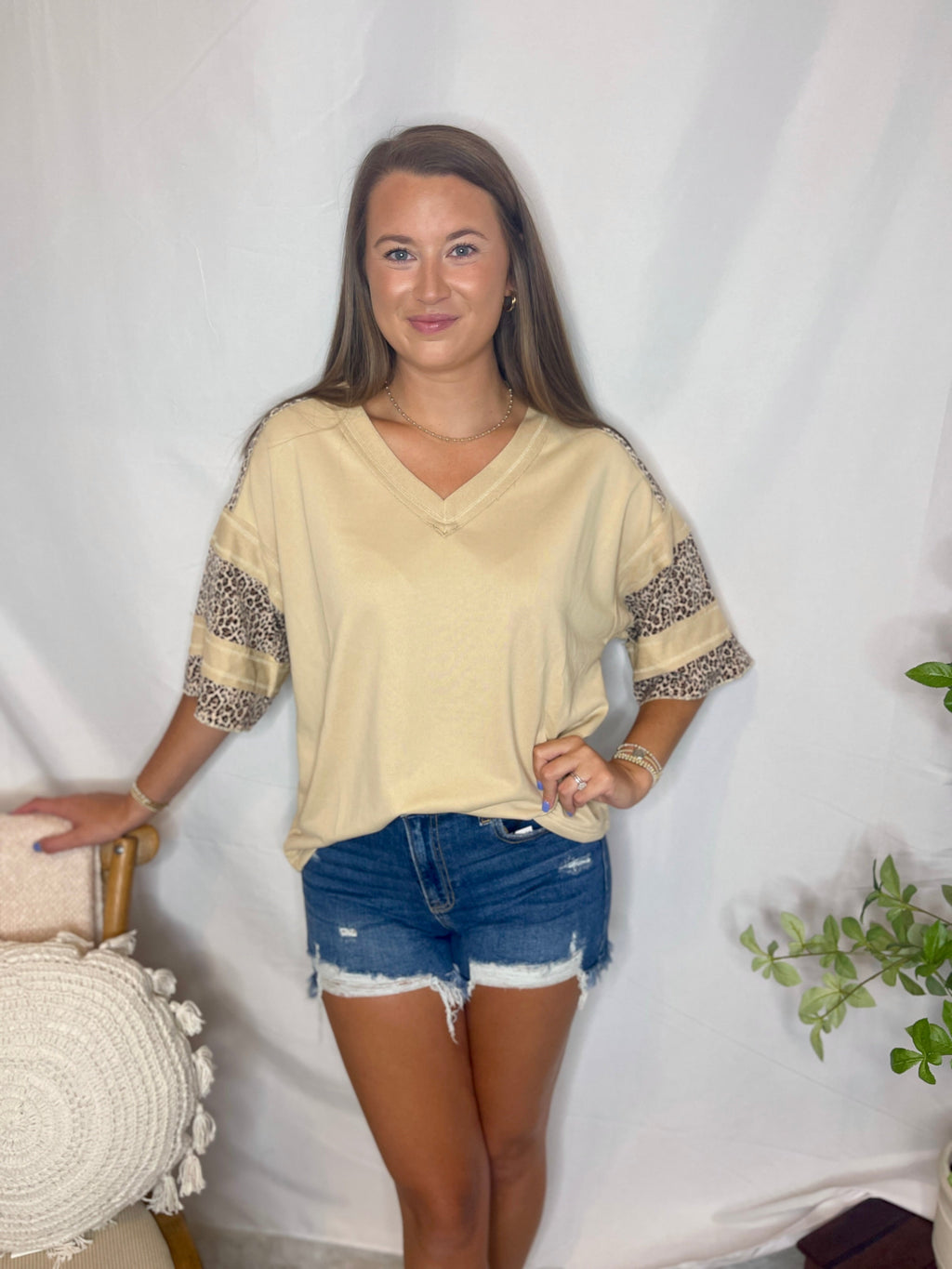 The Leopard French Terry Top
