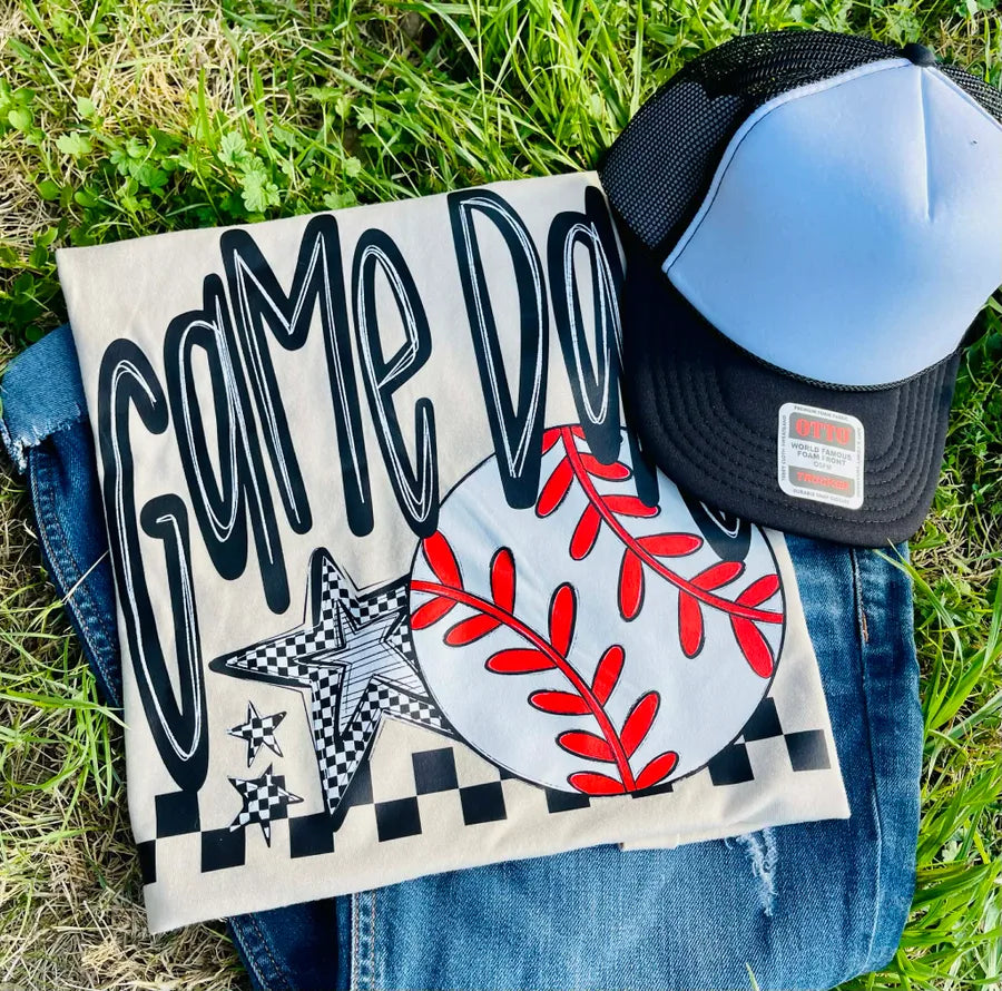 Game Day Baseball (DTF Tee)