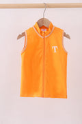 Premium Orange Tennessee embroidery vest