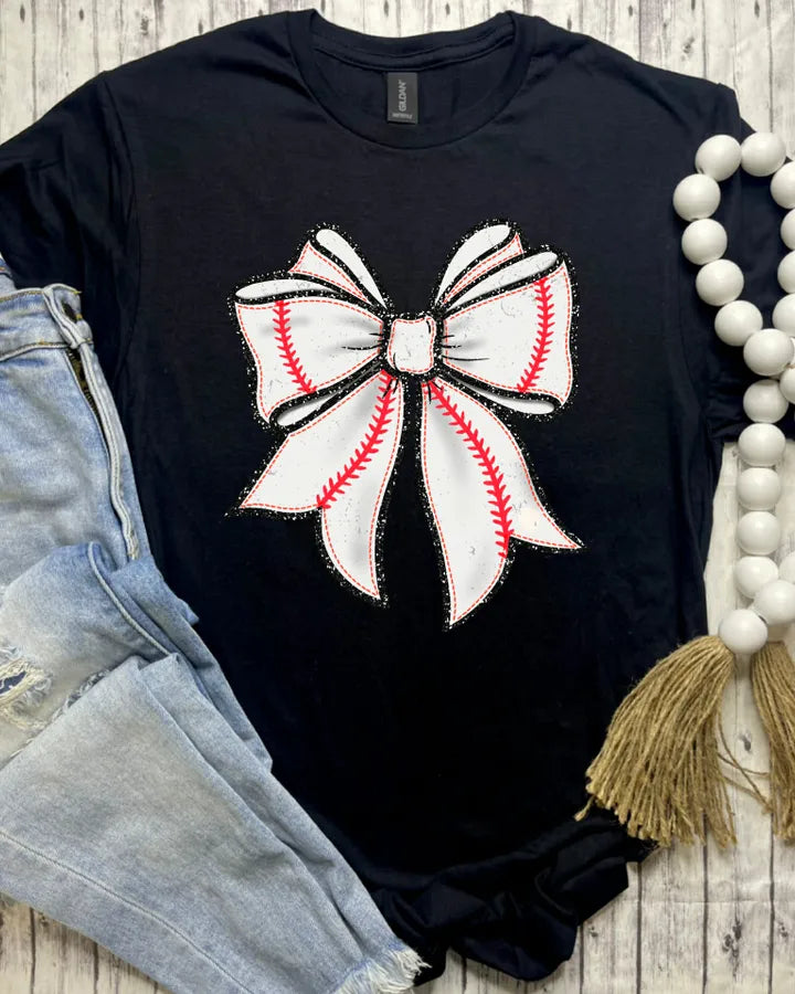 Baseball Bow (DTF Tee)