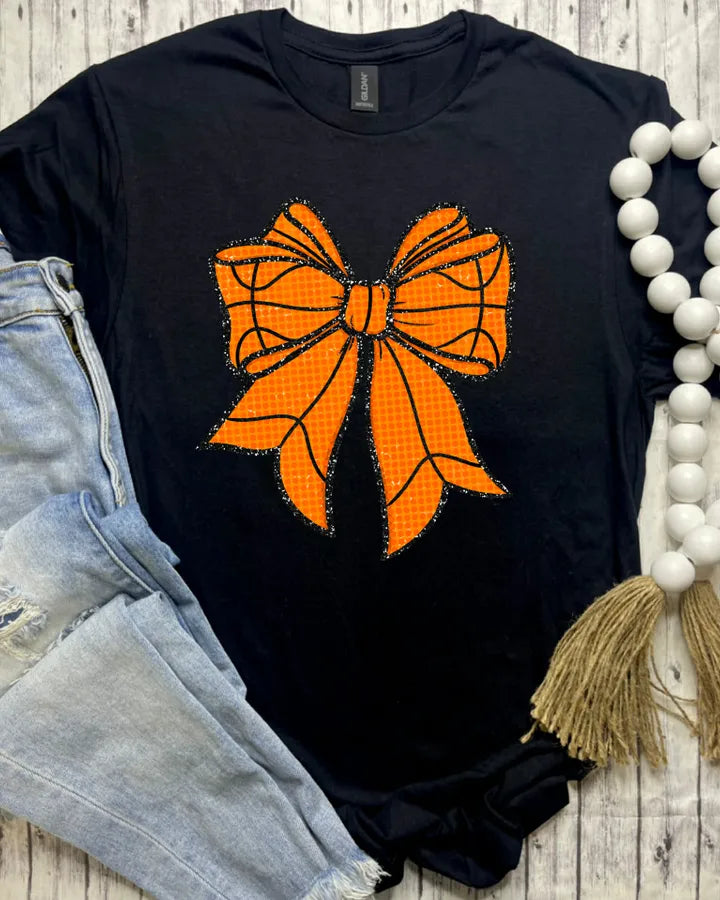 Basketball Bow (DTF Tee)