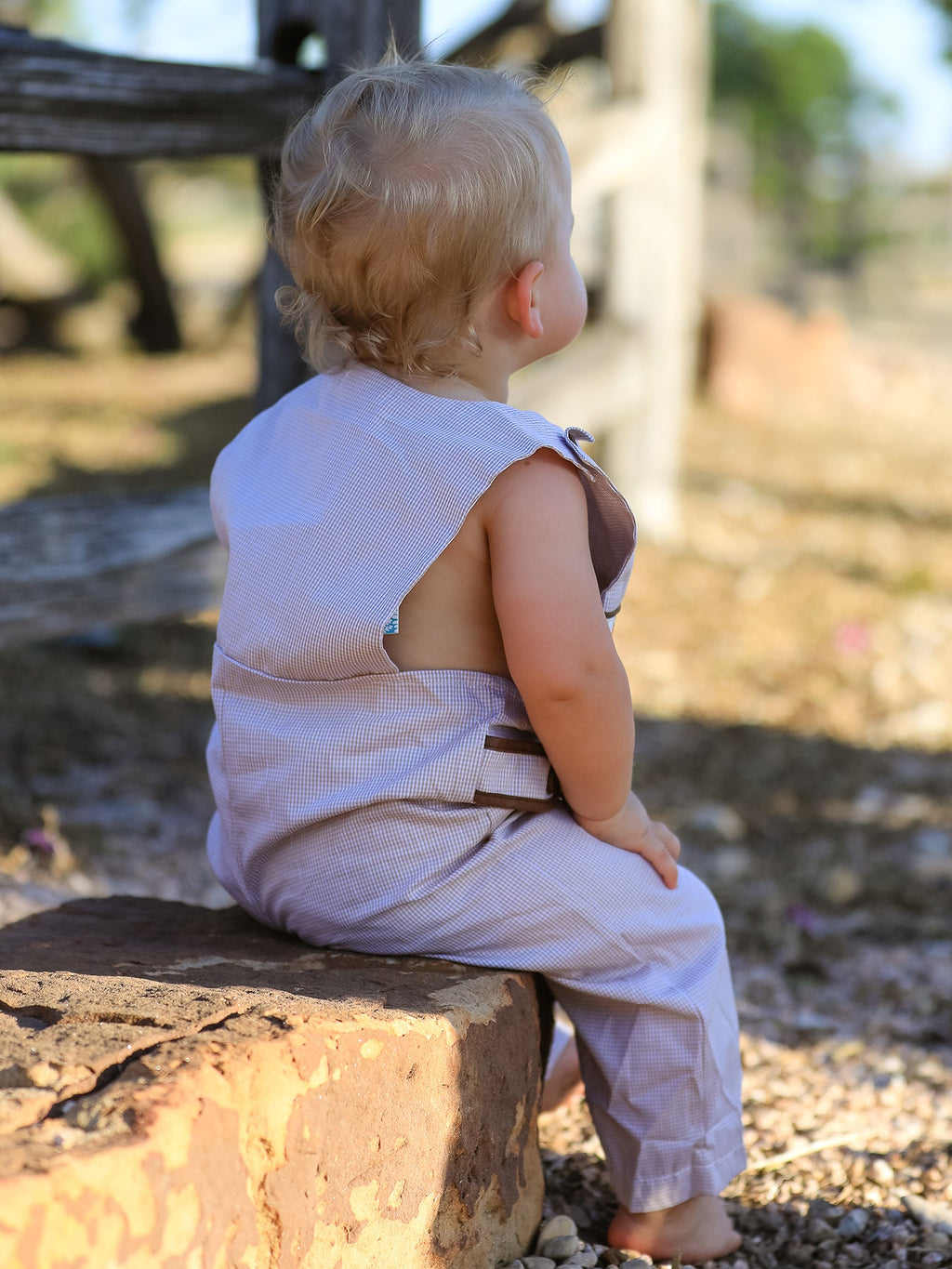 Fall Halloween & Thanksgiving  Pumpkin Smock Embroidered Boys Romper