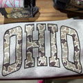 Camo State Sweatshirt – Unisex Camouflage State Pride Crewneck