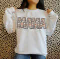 Floral Mama || Faux Embroidery || Sweatshirt Or Hoodie