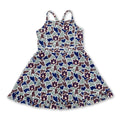 Sleeveless camo A U kids girls team athletic dress