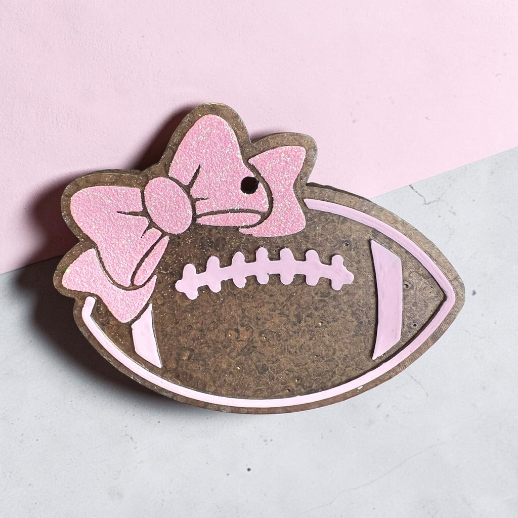 Pink Football Freshie