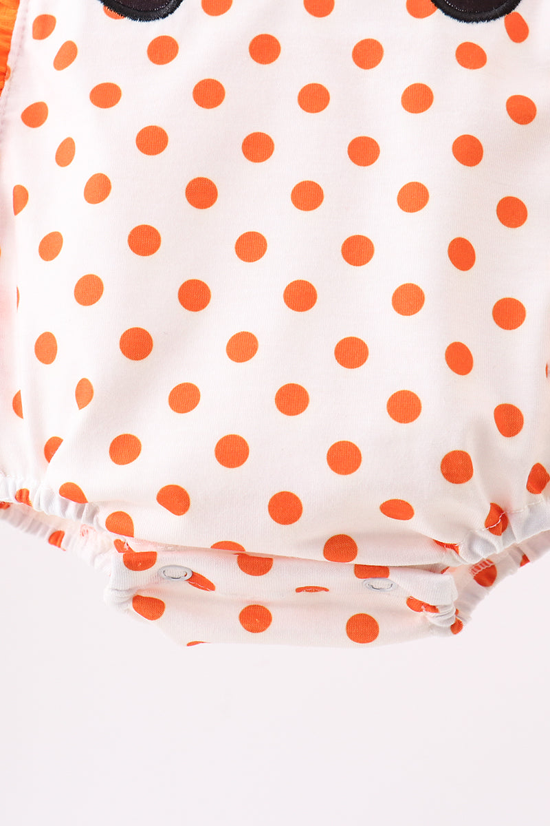 Orange Tennessee Dog Appliqué Bubble