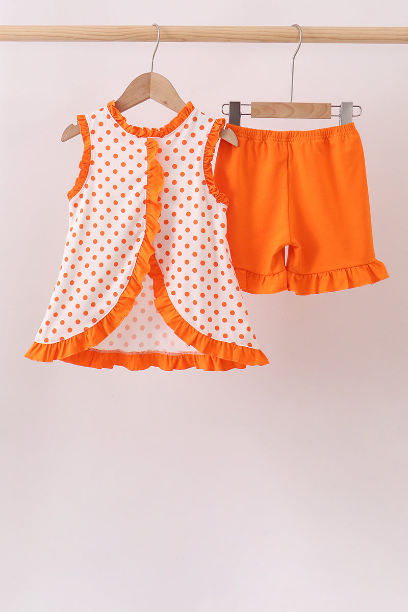 Orange Tennessee Dog Appliqué Set