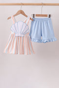 Seashell Stripe Appliqué Set