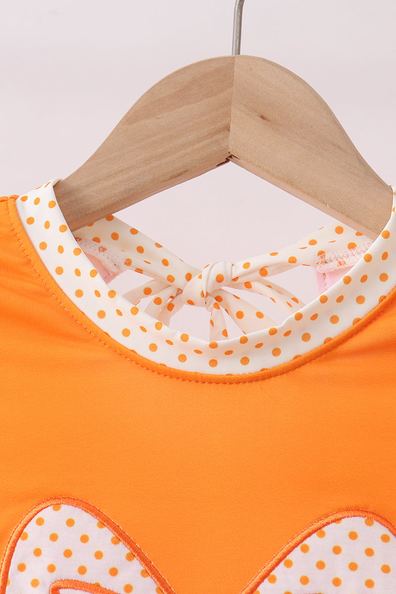 Orange Bow Rashguard