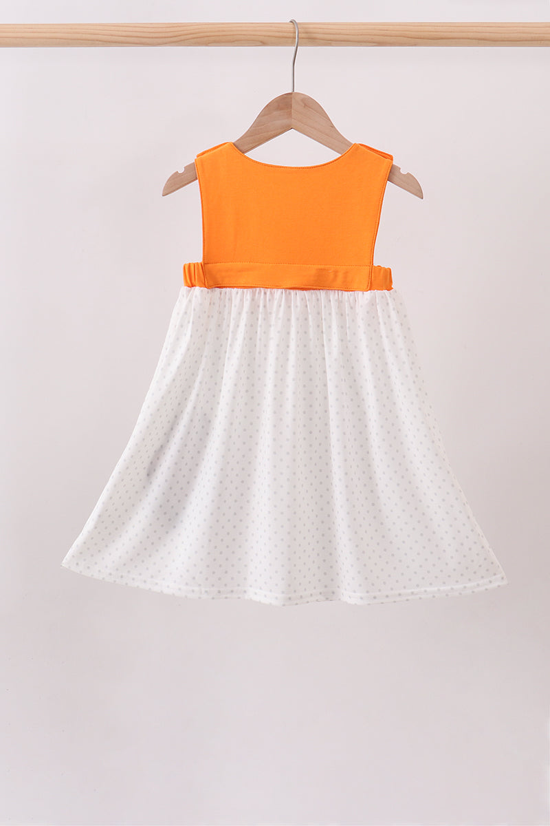 Orange Tennessee Applique Dress