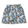 Blue camo pockets kids boys summer shorts