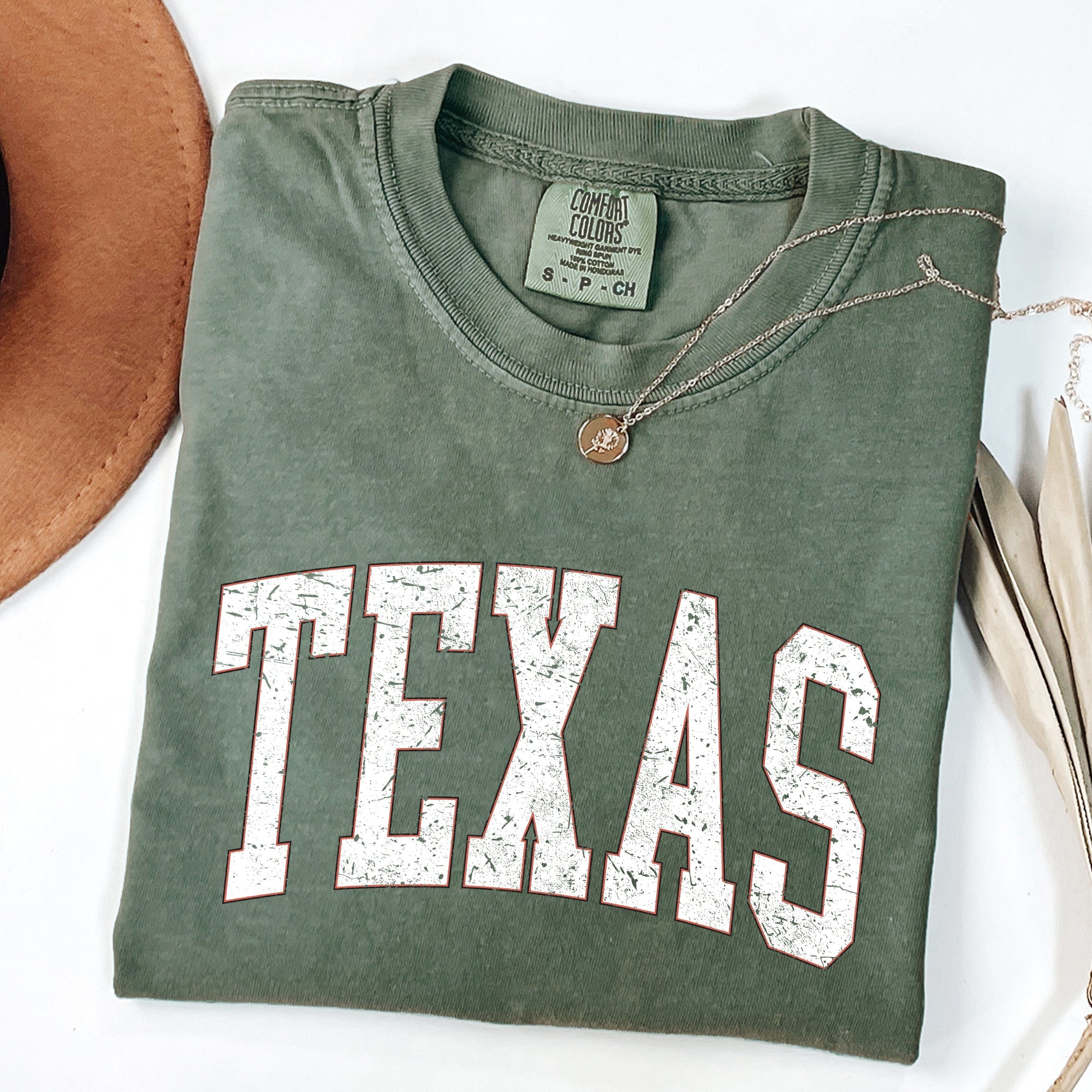 Texas Football Game Day Tailgate Spirit for State University and College Fans Comfort Colors Tee