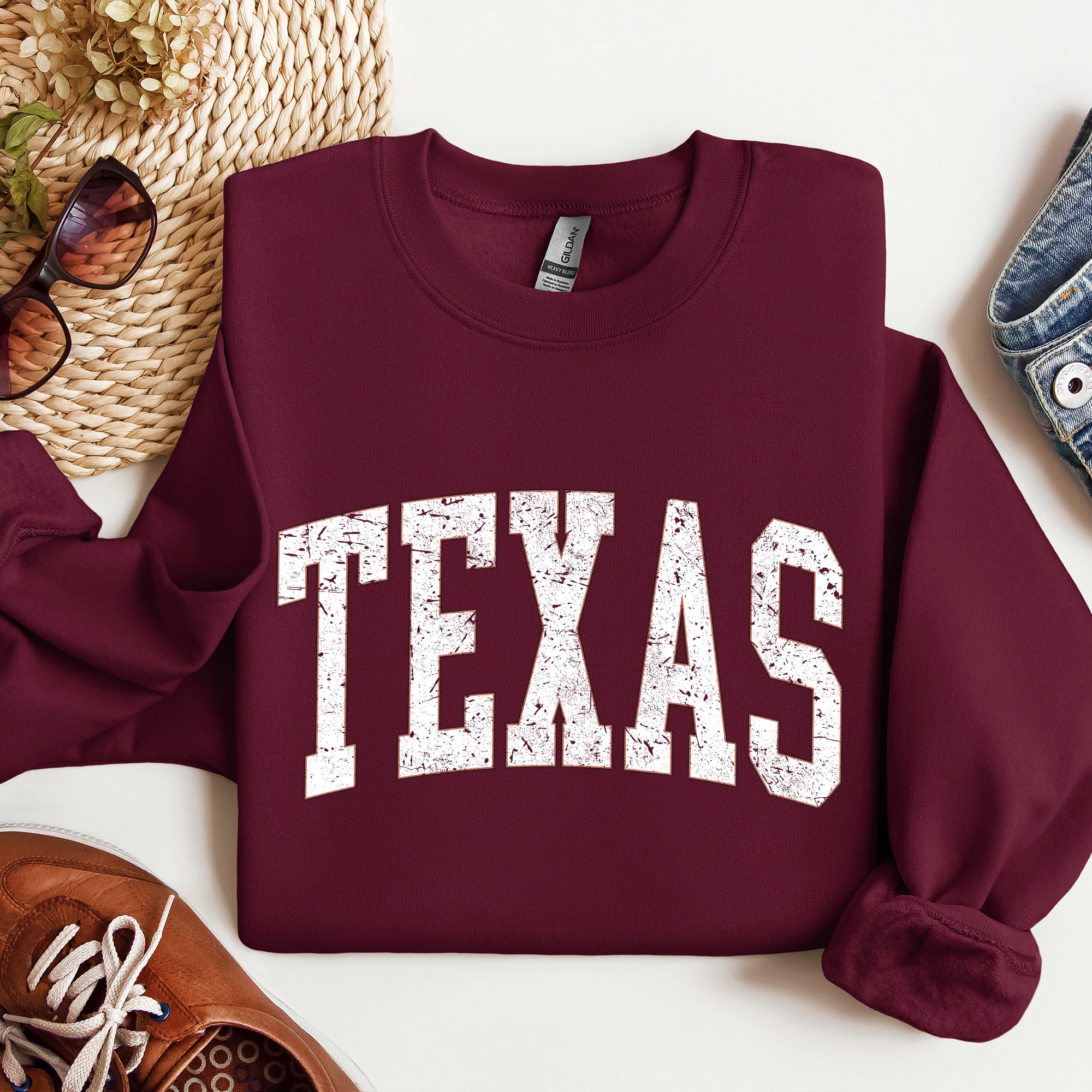 Texas Football Game Day Tailgate Party University State Pride Campus Fan Premium Sweatshirt