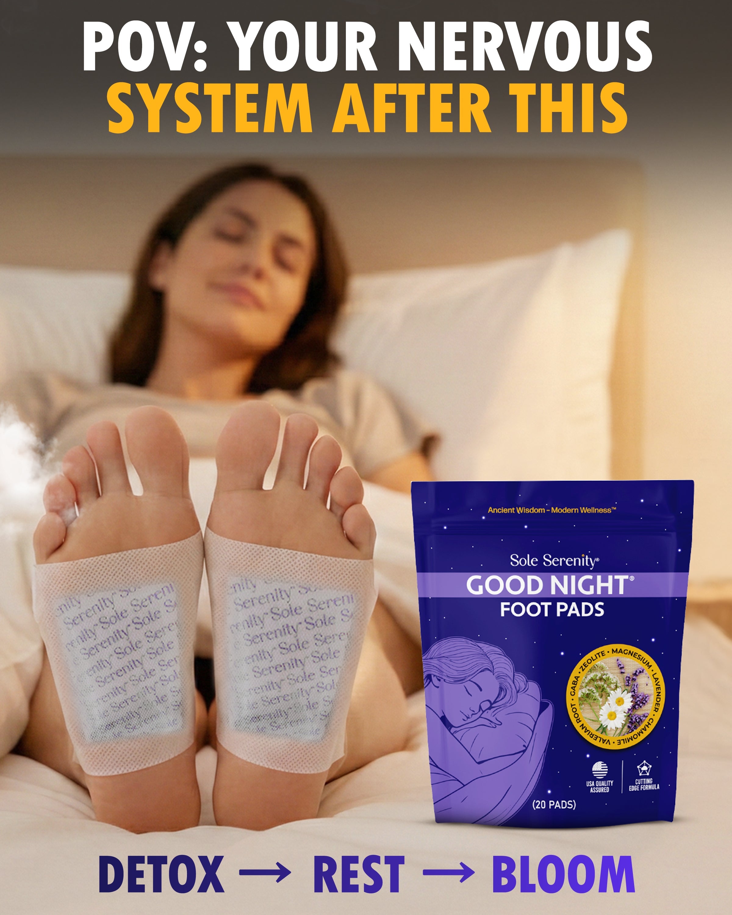 Good Night Sleep Detox Foot Pads