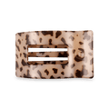 Blonde Tortoise Medium Flat Rectangle Hair Clip