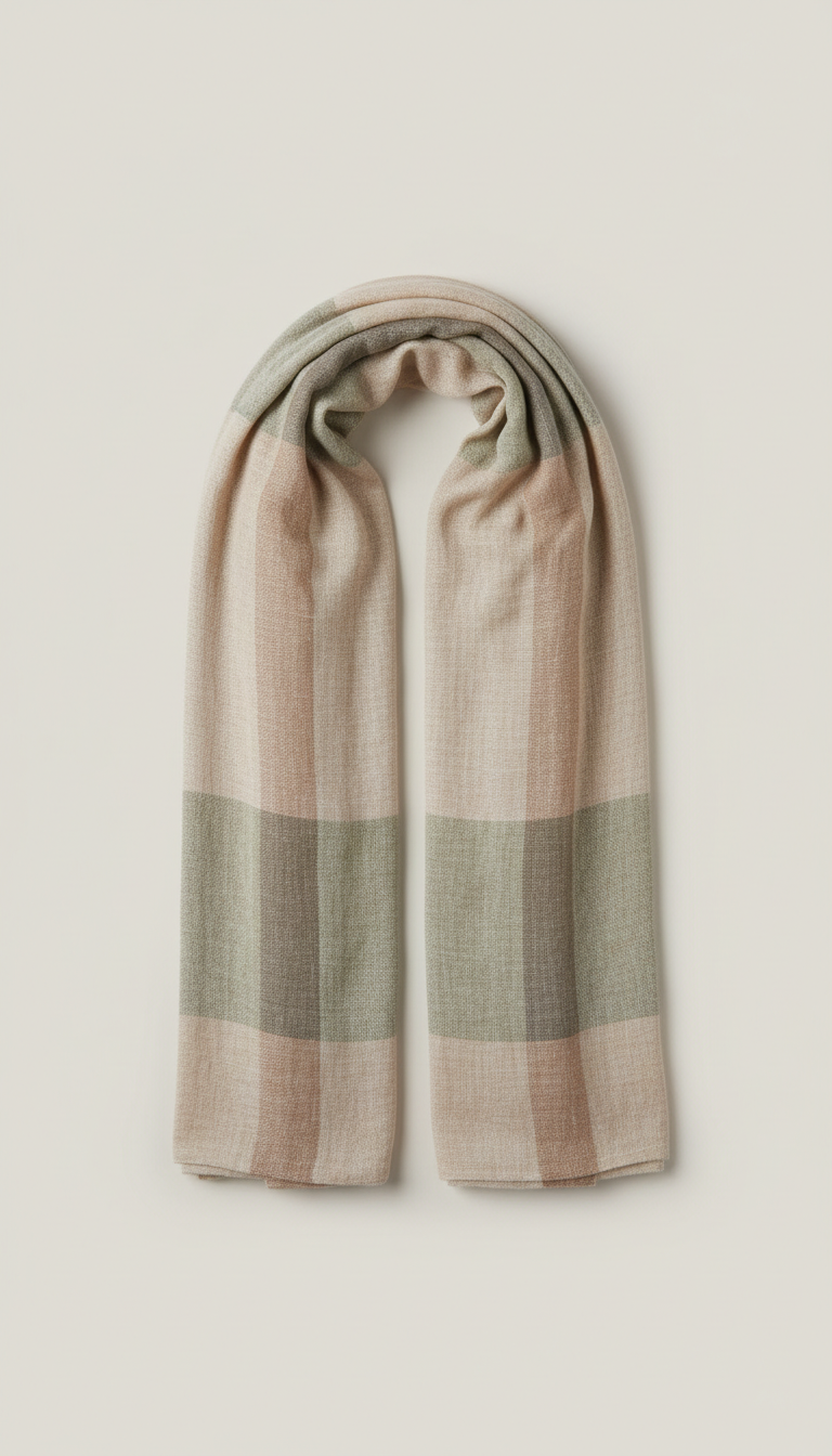 Textured Linen Throw Blanket