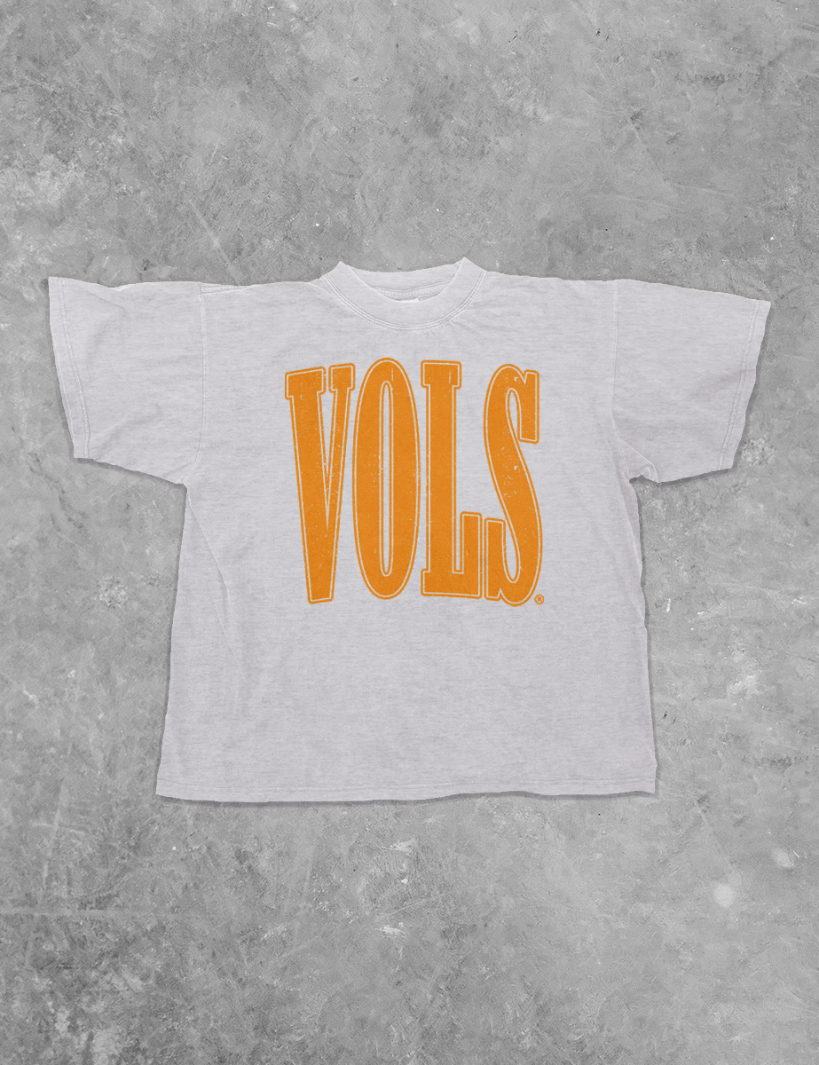 Underground Original Design: Tennessee Vols Block Boxy Cotton TShirt